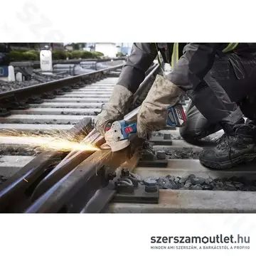 BOSCH GWS 18V-11 Akkus sarokcsiszoló L-Boxxban (18V/125mm) (Akku és töltő nélkül!) (06019N4102)
