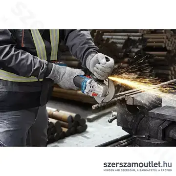 BOSCH GWS 18V-8 Akkus sarokcsiszoló L-Boxxban (2x4,0Ah/18V) (06019N9002)