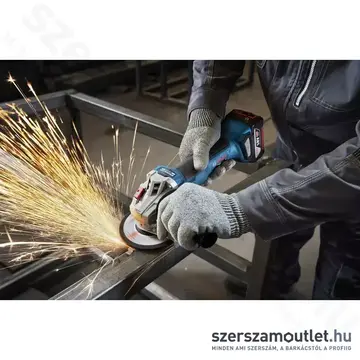 BOSCH GWS 18V-8 Akkus sarokcsiszoló L-Boxxban (2x4,0Ah/18V) (06019N9002)