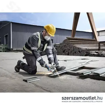 BOSCH GWS 18V-8 Akkus sarokcsiszoló L-Boxxban (2x4,0Ah/18V) (06019N9002)
