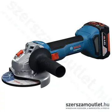 BOSCH GWS 18V-8 Akkus sarokcsiszoló L-Boxxban (2x4,0Ah/18V) (06019N9002)