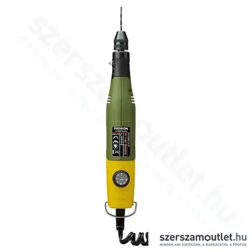 PROXXON MICROMOT 60/EF Maró/fúrógép 40W/12-18V + hálózati adapter + 43db fúró- és marószár