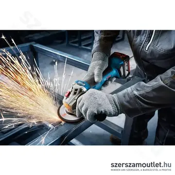 BOSCH GWS 18V-8 Professional Akkus szénkefementes sarokcsiszoló 125mm (2x5,0Ah/18V)