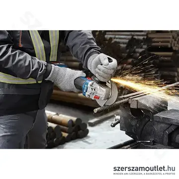 BOSCH GWS 18V-8 Professional Akkus szénkefementes sarokcsiszoló 125mm (2x5,0Ah/18V)