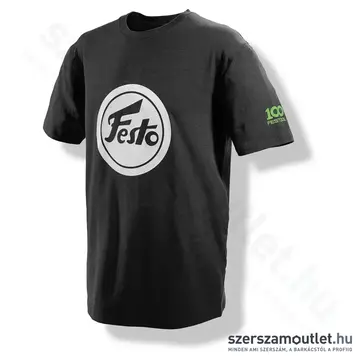 FESTOOL SH-FT3-XXXL/2 100Y Póló 100 éves Festool évfordulóra XXXL-es (Fekete/Fehér) (2db/csomag)