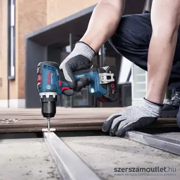 BOSCH GSR 18V-65 Professional Akkus szénkefementes fúrócsavarozó 31/63Nm, 1,5-13mm (2x4,0Ah/18V)