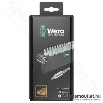 WERA BC 30 WOOD 2 SB Bitkészlet 30 részes (PH/PZ/TX)