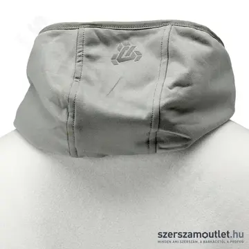 YATO Polár pulóver, kapucnis, cipzáras, S-es (Fehér/Szürke)