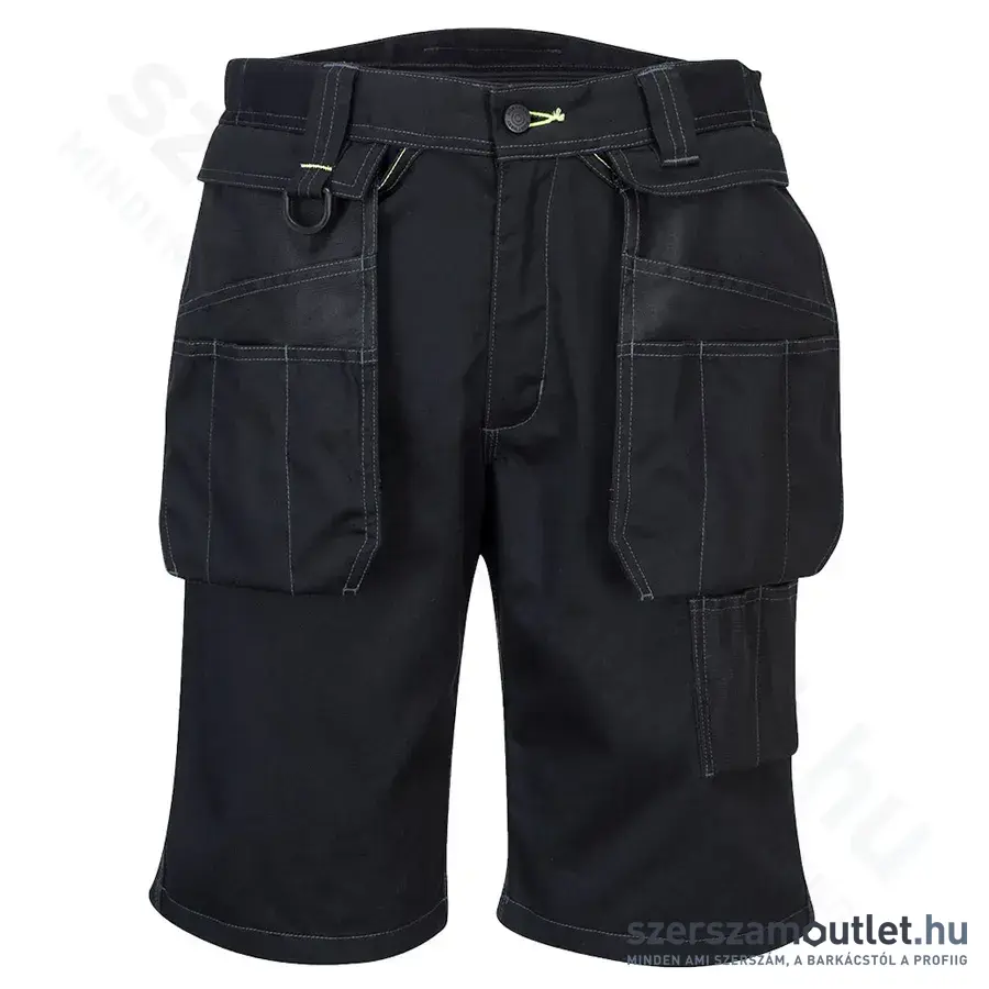 PORTWEST PW345 PW3 Holster Work Rövidnadrág 38-as (Fekete)