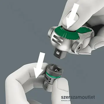 WERA 8000 C SB Zyklop Speed Csuklós racsnis hajtókar 1/2"x277mm