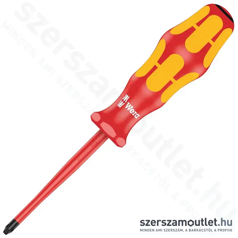 WERA 165 IS PZ VDE Szigetelt csavarhúzó vékony szárral PZ2x100mm