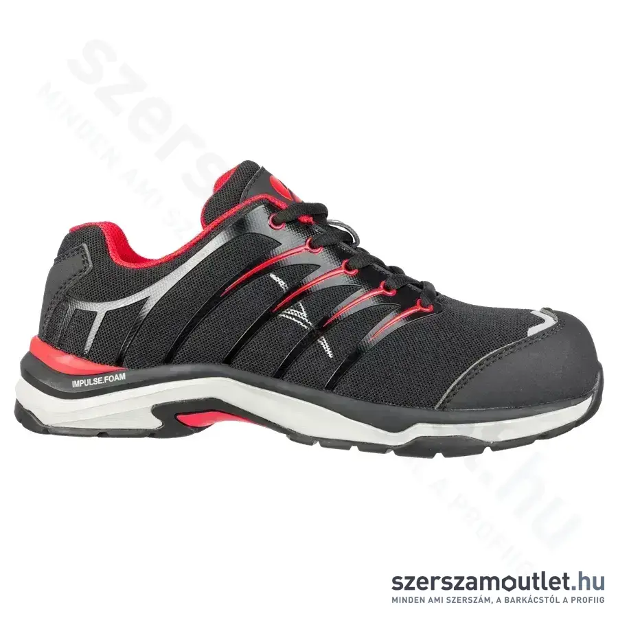 ALBATROS Twist Red Wns Low S1P ESD HRO SRC Női munkavédelmi cipő 39-es (Fekete/Piros)