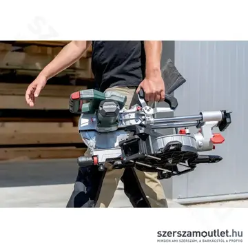 METABO KGS 18 LTX BL 216 Akkus, szénkefementes fejező/gérvágó körfűrész 18V (Akku és töltő nélkül!)