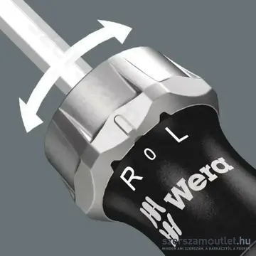 WERA Kraftform Kompakt 60 RA Bitkészlet nyéllel, racsnis, hosszított, 1/4