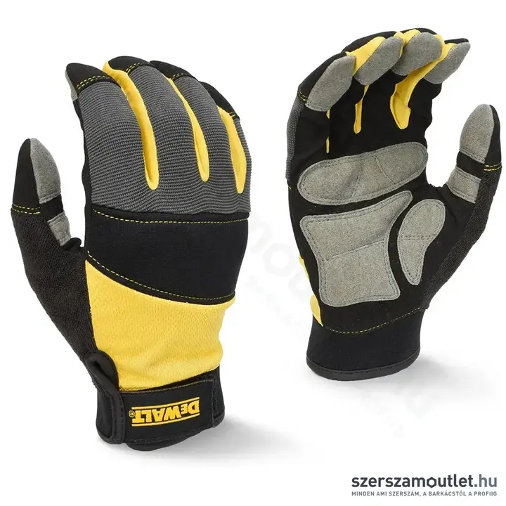 DEWALT DPG215L Kesztyű, fekete, teljes ujjas