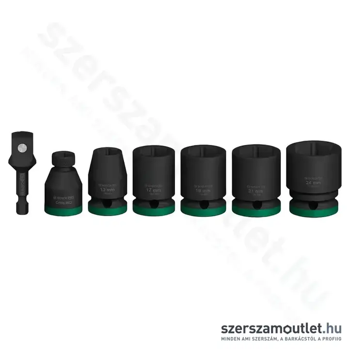 BOSCH PRO Impact Dugókulcs készlet 1/2", 13-24mm, 7db-os
