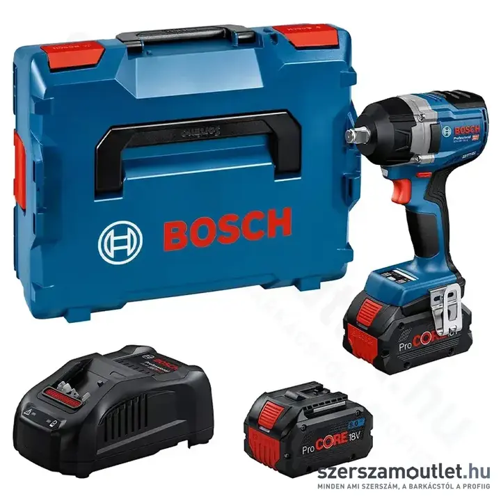 BOSCH GDS 18V-750 C Akkus ütvecsavarozó L-Boxxban (750Nm 1/2") (2x8,0Ah/18V)
