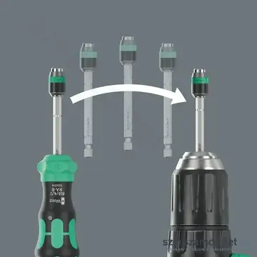 WERA Kraftform Kompakt 20 RA-R Racsnis csavarhúzó bitkészlettel, 1/4", PH/PZ/TX/SL, 6db-os