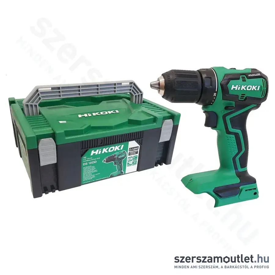 HIKOKI BASIC HSC Akkus szénkefementes fúró-csavarozó 26-55Nm, 2-13mm, 18V (Akku és töltő nélkül!)