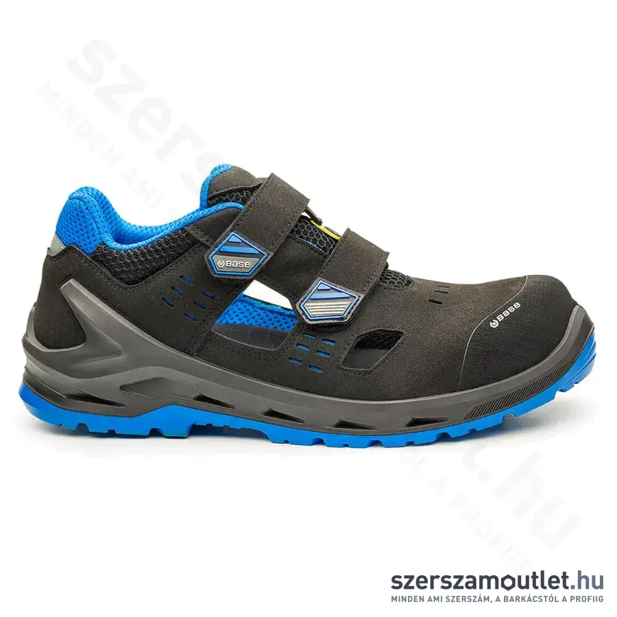 PORTWEST B1205 I-Bit S1P ESD SRC Munkavédelmi szandál 47-es (Fekete/Kék)