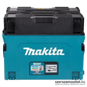 MAKITA BCC01 XGT Akkutöltő Makpac kofferben, 8port, IPX4 (2,0-8,0Ah/40V)