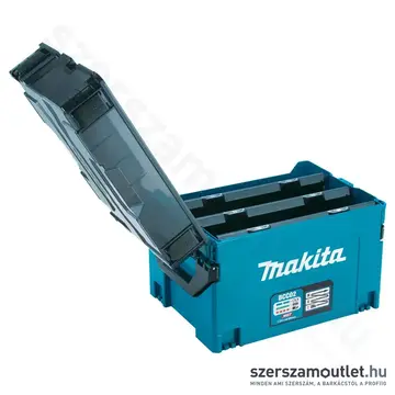 MAKITA BCC02 XGT Akkutöltő Makpac kofferben, 12port, IPX4 (2,0-4,0Ah/40V)