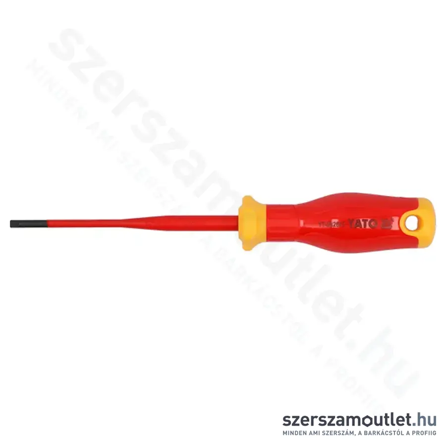 YATO Szigetelt lapos csavarhúzó, 3,5x100mm