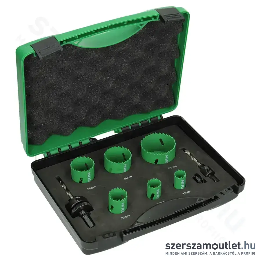 HIKOKI Lyukfűrész készlet vízvezetékekhez, 19-57mm, 9db-os (752171)