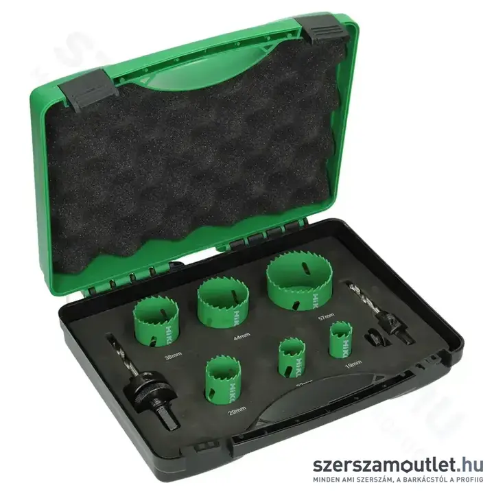 HIKOKI Lyukfűrész készlet vízvezetékekhez, 19-57mm, 9db-os (752171)