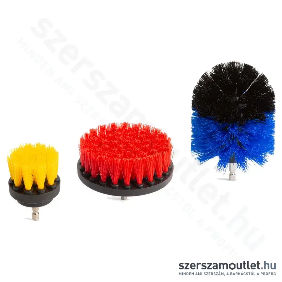HANDY Tisztítókefe készlet fúrókhoz, 3db-os