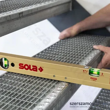 SOLA AZM 200 Mágneses vízmérték 2000mm [Arany] (SOLAAZM200) (01821701)