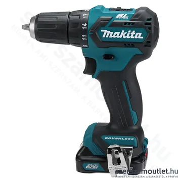 MAKITA DF332DZ Akkus szénkefementes fúró-csavarbehajtó (10,8V) (Akku és töltő nélkül!)(BULK)