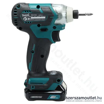 MAKITA TD111DZ Akkus szénkefementes ütvecsavarozó (10,8V/1/4") (Akku és töltő nélkül!)