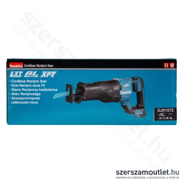 MAKITA DJR187Z Akkus szénkefementes orrfűrész (18V) (Akku és töltő nélkül!)