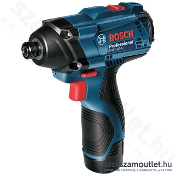 BOSCH GDR 120-LI Akkus ütvecsavarozó kofferben (1/4" 100Nm) (2x2,0Ah/12V) (06019F0001)