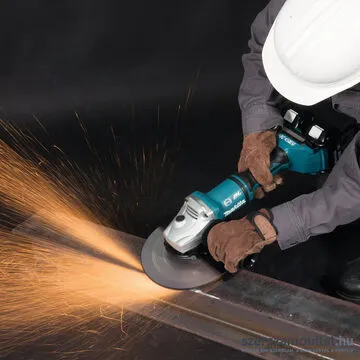 MAKITA DGA900Z Akkus szénkefementes sarokcsiszoló 230mm (2x18V) (Akku és töltő nélkül!)