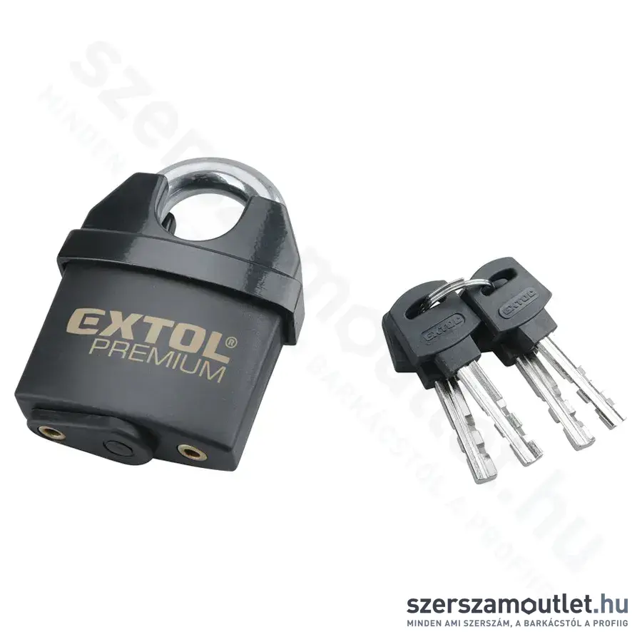 EXTOL Biztonsági lakat, levágás elleni védelemmel 60mm
