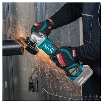 MAKITA DGA513RTJ Akkus szénkefementes fordulatszabályzós sarokcsiszoló 125mm (2x5,0Ah/18V)