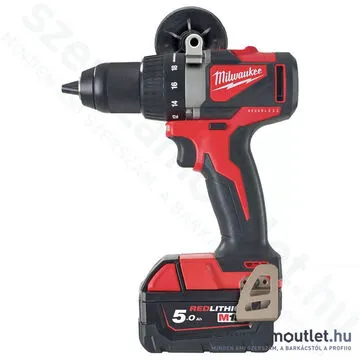 MILWAUKEE M18 BLDD2-502X Akkus fúró-csavarbehajtó, szénkefementes, HD kofferben (82Nm/2x5,0Ah/18V)