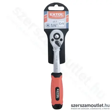 EXTOL Racsnis hajtókar, hajlított 1/4"x153mm