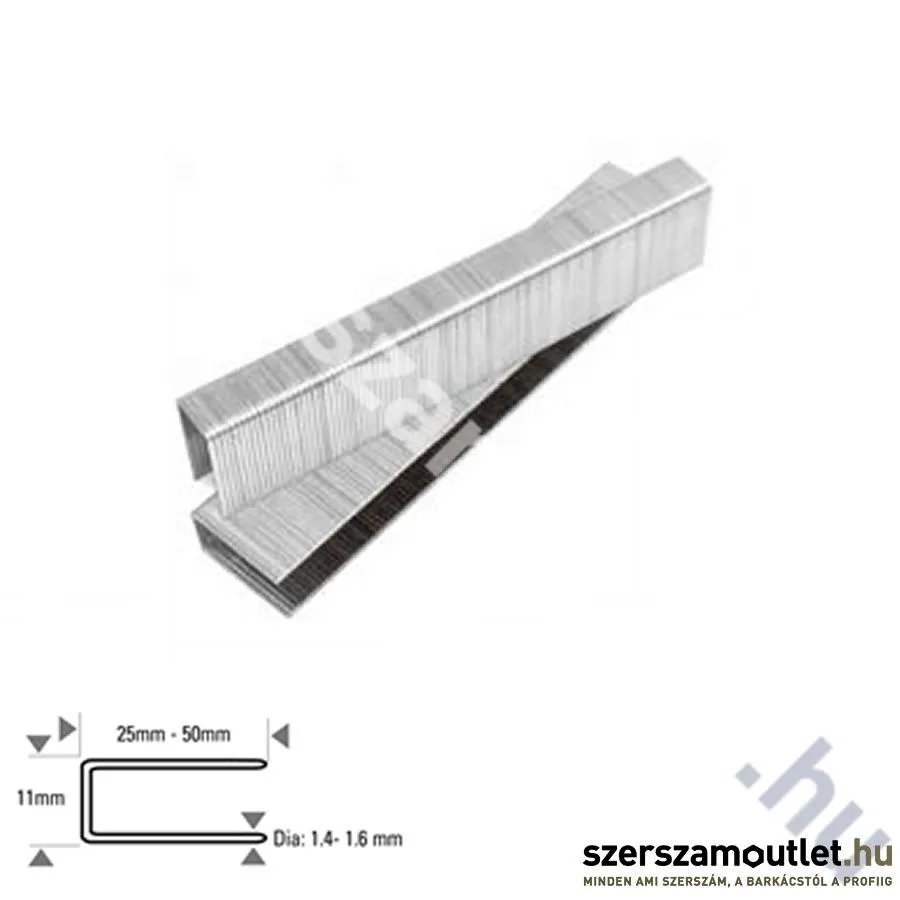BOSTITCH S5/100 tűzőgépkapocs 50mm galvanizált (10000db)
