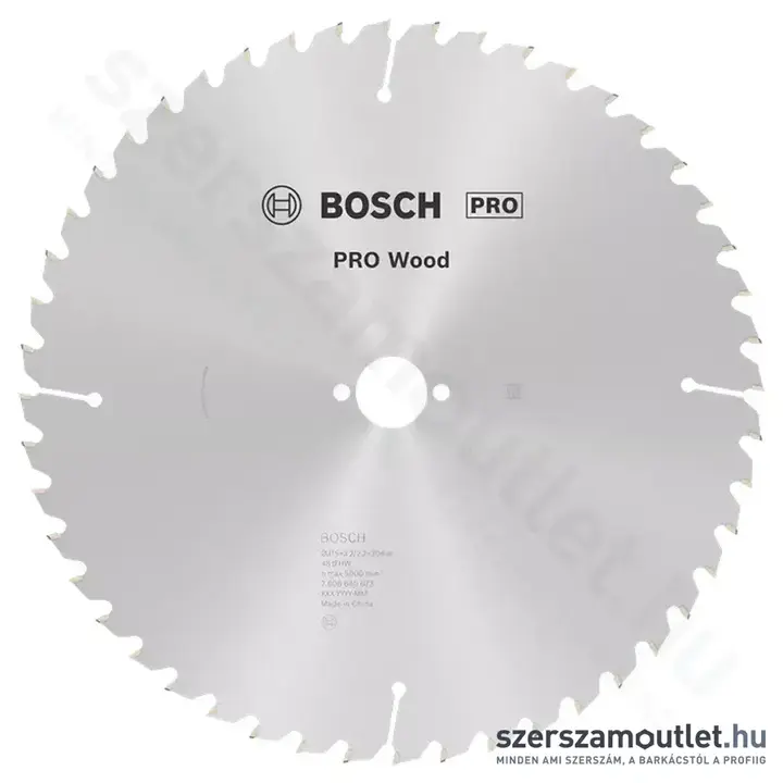 BOSCH Optiline Wood körfűrészlap asztali körfűrészekhez, 315x3,2/2,2x30mm 48 fog