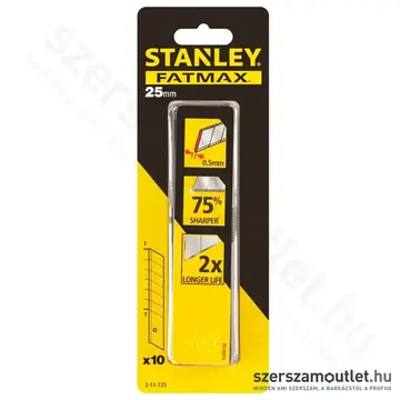STANLEY FATMAX törelhető penge 25mm 10db (2-11-725)