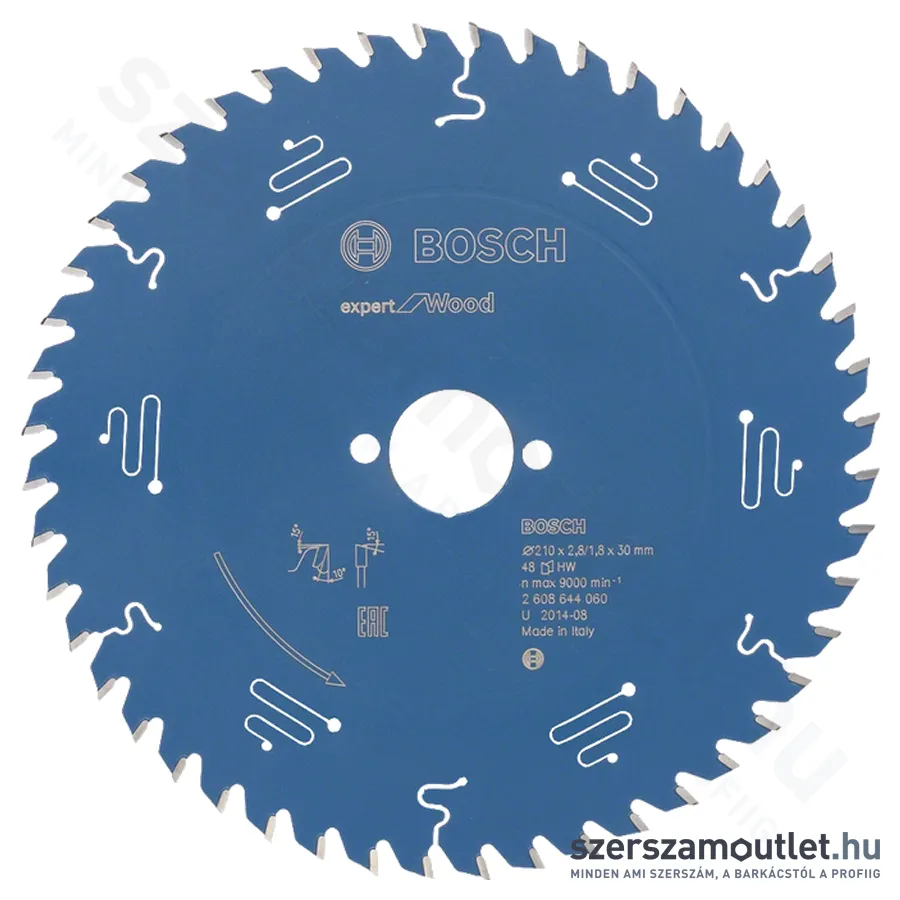 BOSCH Expert for Wood körfűrészlap 210x2,8/1,8x30mm T48 (2608644060)