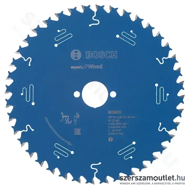 BOSCH Expert for Wood körfűrészlap 210x2,8/1,8x30mm T40 (2608644059)