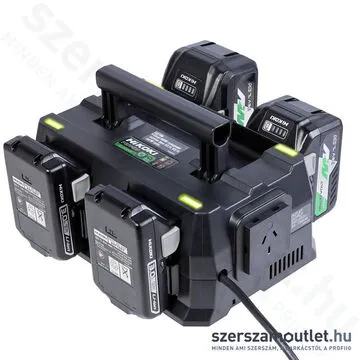 HIKOKI UC18YTSL MULTI VOLT Multi-Port töltő 4db akkukhoz (14,4/18V)
