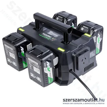HIKOKI UC18YTSL MULTI VOLT Multi-Port töltő 4db akkukhoz (14,4/18V)