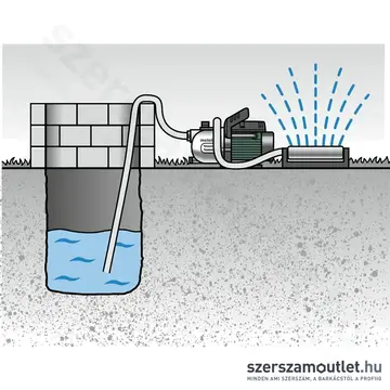 METABO P 9000 G Kerti szivattyú (1900W;9000l/h;1")