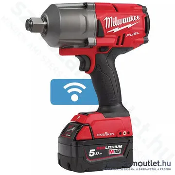 MILWAUKEE ONE-KEY M18 ONEFHIWF34-502X Akkus ütvecsavarozó, HD kofferben (3/4" 1627Nm) (2x5,0Ah/18V)