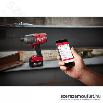 MILWAUKEE ONE-KEY M18 ONEFHIWF34-502X Akkus ütvecsavarozó, HD kofferben (3/4" 1627Nm) (2x5,0Ah/18V)